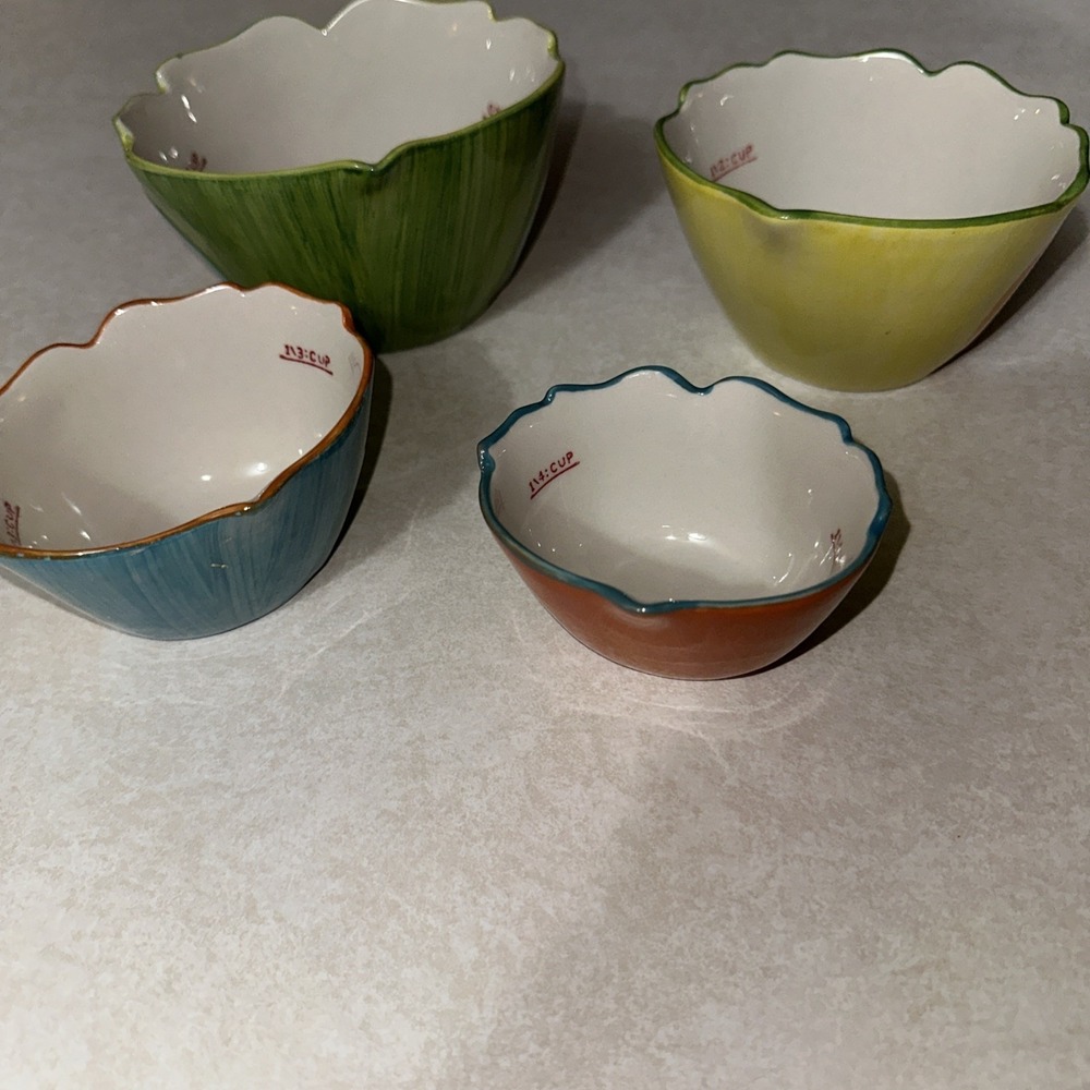 Pier One Owl Shaped Ceramic Measuring Cups - Picture 4 of 5